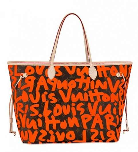 Bolsa Neverfull Graffiti Laranja