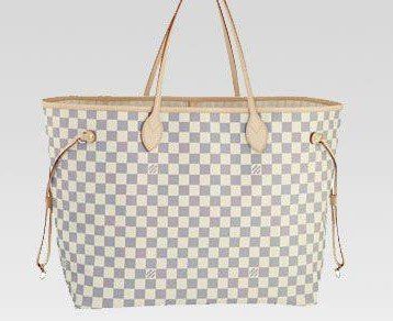 Bolsa Neverfull Damier Azur GM